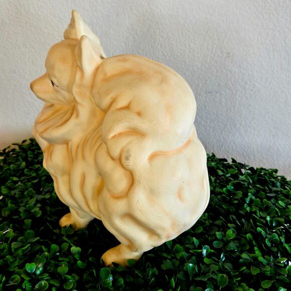 Vintage Ceramic Pomeranian Figurine – 1990s - Picture 3 of 7